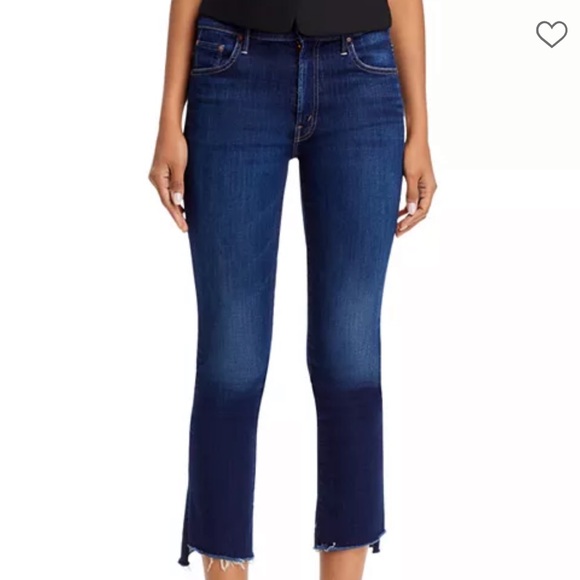 MOTHER INSIDER CROP STEP FRAY JEAN SIZE 30 - Picture 2 of 16